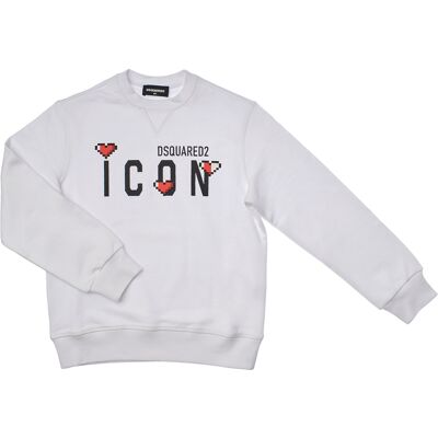 Αθλητικό T-shirt Dsquared DQ2033D0-09BDQ Άσπρο 10 χρονών Αθλητικό T-shirt Dsquared DQ2033D0-09BDQ Άσπρο 10 χρονών