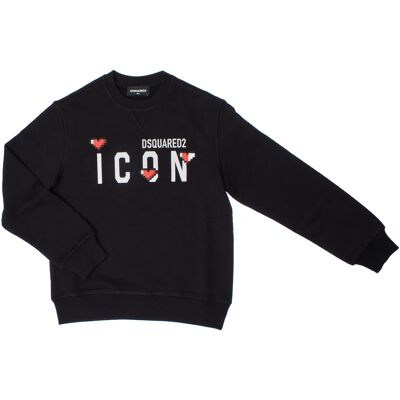 Αθλητικό T-shirt Dsquared DQ2033D0-09BDQ Black 4 χρονών Αθλητικό T-shirt Dsquared DQ2033D0-09BDQ Black 4 χρονών
