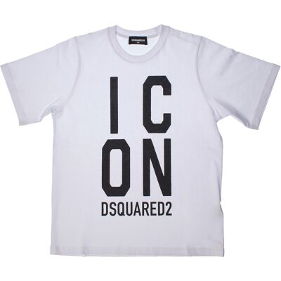 T-shirt με κοντά μανίκια Dsquared DQ2036D0-0MVDQ Άσπρο 4 χρονών T-shirt με κοντά μανίκια Dsquared DQ2036D0-0MVDQ Άσπρο 4 χρονών