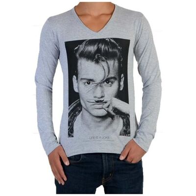 Μπλουζάκια με μακριά μανίκια Eleven Paris 34593 Grey 8 χρονών Μπλουζάκια με μακριά μανίκια Eleven Paris 34593 Grey 8 χρονών