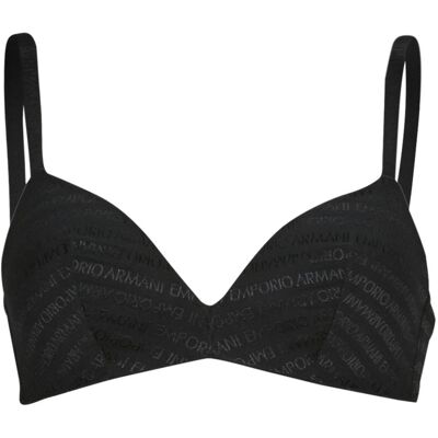 Giorgio Armani Τριγωνικά/ Χωρίς ενίσχυση Emporio Armani ALL OVER LOGO MESH Black Medium Giorgio Armani Τριγωνικά/ Χωρίς ενίσχυση Emporio Armani ALL OVER LOGO MESH Black Medium
