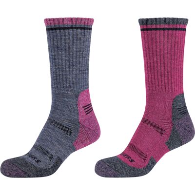Αθλητικές κάλτσες Skechers 2PPK Women Trail Wool Socks Ροζ 35 / 38 Αθλητικές κάλτσες Skechers 2PPK Women Trail Wool Socks Ροζ 35 / 38