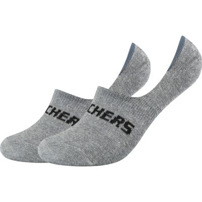 Αθλητικές κάλτσες Skechers 2PPK Mesh Ventilation Footies Socks Grey 43 / 46 Αθλητικές κάλτσες Skechers 2PPK Mesh Ventilation Footies Socks Grey 43 / 46