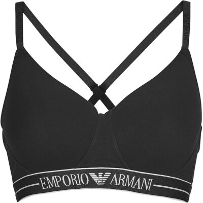Giorgio Armani Αθλητικά σουτιέν Emporio Armani EVERYDAY COTTON PADDED SOFT COUTOUR BRA Black Medium Giorgio Armani Αθλητικά σουτιέν Emporio Armani EVERYDAY COTTON PADDED SOFT COUTOUR BRA Black Medium