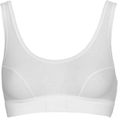 Αθλητικά σουτιέν Sloggi Double Comfort T Top Άσπρο FR 44 Αθλητικά σουτιέν Sloggi Double Comfort T Top Άσπρο FR 44
