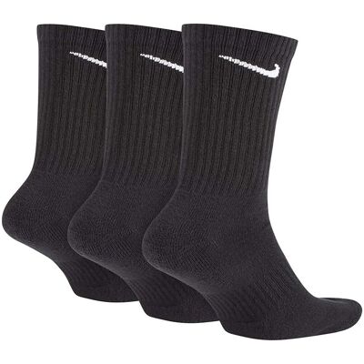 Αθλητικές κάλτσες Nike Everyday Cushion Crew 3Pack Black Small Αθλητικές κάλτσες Nike Everyday Cushion Crew 3Pack Black Small