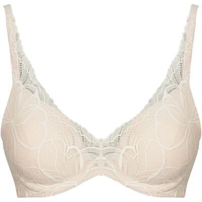 Με πλήρη κάλυψη και στήριξη Triumph Body Make-Up Illusion Lace WP Beige 90B Με πλήρη κάλυψη και στήριξη Triumph Body Make-Up Illusion Lace WP Beige 90B