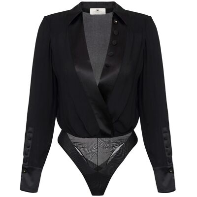 Φανελάκια Elisabetta Franchi cb00356e2-110 Black IT 42 Φανελάκια Elisabetta Franchi cb00356e2-110 Black IT 42