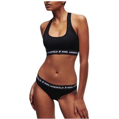 Slips Karl Lagerfeld Logo Bralette Black Extra Small Slips Karl Lagerfeld Logo Bralette Black Extra Small