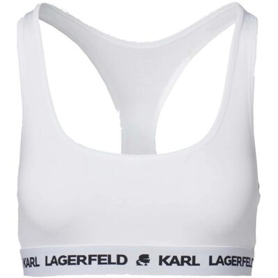 Slips Karl Lagerfeld Logo Bralette Άσπρο Extra Small Slips Karl Lagerfeld Logo Bralette Άσπρο Extra Small
