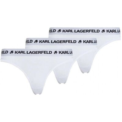 Slips Karl Lagerfeld Logo Brief 3p Άσπρο Small Slips Karl Lagerfeld Logo Brief 3p Άσπρο Small