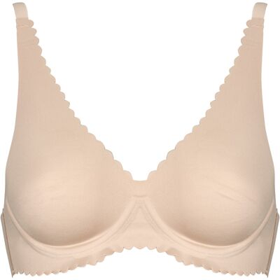 Τριγωνικά/ Χωρίς ενίσχυση DIM BODY TOUCH FOULARD BRA Beige 90B Τριγωνικά/ Χωρίς ενίσχυση DIM BODY TOUCH FOULARD BRA Beige 90B