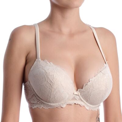 Με πλήρη κάλυψη και στήριξη Lormar SOFTY-BALCONETTE-TALCO Beige 95C Με πλήρη κάλυψη και στήριξη Lormar SOFTY-BALCONETTE-TALCO Beige 95C