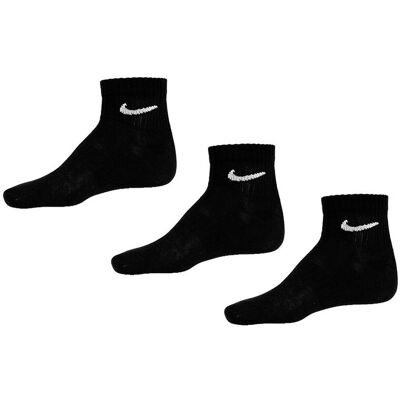 Αθλητικές κάλτσες Nike Chaussettes everyday lightweight noir Black One Size Αθλητικές κάλτσες Nike Chaussettes everyday lightweight noir Black One Size