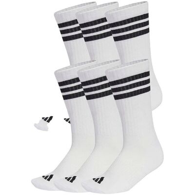 Αθλητικές κάλτσες adidas Chaussettes 3 Stripes Essentials matelassées Άσπρο One Size Αθλητικές κάλτσες adidas Chaussettes 3 Stripes Essentials matelassées Άσπρο One Size