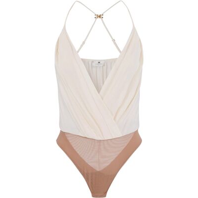 Φανελάκια Elisabetta Franchi bo01461e2-193 Άσπρο IT 40 Φανελάκια Elisabetta Franchi bo01461e2-193 Άσπρο IT 40