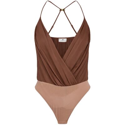 Φανελάκια Elisabetta Franchi bo01461e2-644 Brown IT 42 Φανελάκια Elisabetta Franchi bo01461e2-644 Brown IT 42