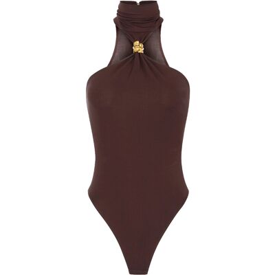 Φανελάκια Elisabetta Franchi bo01761e2-ev9 Brown IT 40 Φανελάκια Elisabetta Franchi bo01761e2-ev9 Brown IT 40