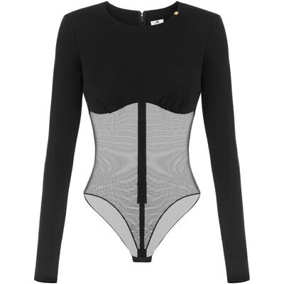 Φανελάκια Elisabetta Franchi bo02666e2-110 Black IT 38 Φανελάκια Elisabetta Franchi bo02666e2-110 Black IT 38