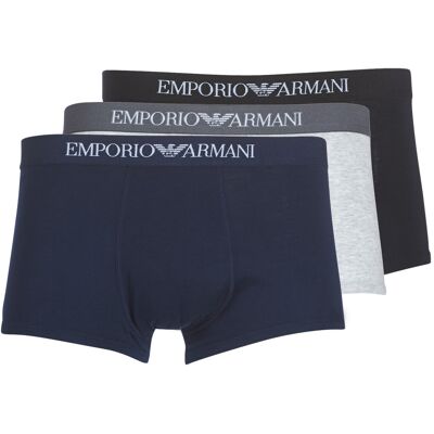 Giorgio Armani Boxer Emporio Armani CC722-PACK DE 3 Black Small Giorgio Armani Boxer Emporio Armani CC722-PACK DE 3 Black Small