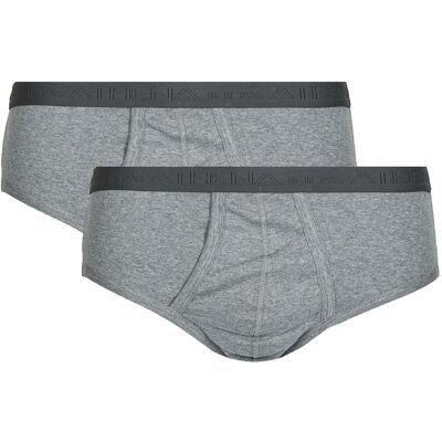 Slips Athena BASIC COTON BIO Pack de 2 Grey Large Slips Athena BASIC COTON BIO Pack de 2 Grey Large