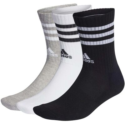 Αθλητικές κάλτσες adidas 3S C Spw Crw 3P Multicolour Extra Large Αθλητικές κάλτσες adidas 3S C Spw Crw 3P Multicolour Extra Large