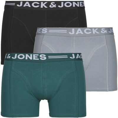 Boxer Jack & Jones SENSE TRUNKS X3 Multicolour Extra Large Boxer Jack & Jones SENSE TRUNKS X3 Multicolour Extra Large