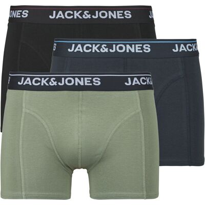Boxer Jack & Jones JACTIMOTHY SOLID TRUNKS X3 Multicolour Medium Boxer Jack & Jones JACTIMOTHY SOLID TRUNKS X3 Multicolour Medium