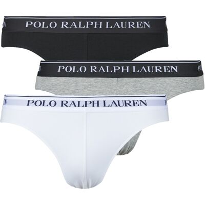 Slips Polo Ralph Lauren LOW RISE BRF-3 PACK-BRIEF Multicolour 2X-Large Slips Polo Ralph Lauren LOW RISE BRF-3 PACK-BRIEF Multicolour 2X-Large