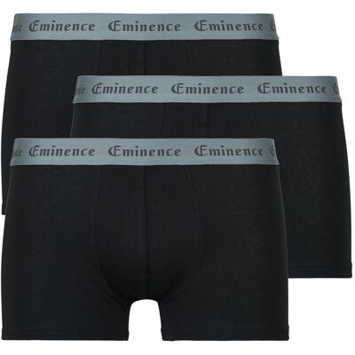 Boxer Eminence ALLURE Pack de 3 Black Large Boxer Eminence ALLURE Pack de 3 Black Large