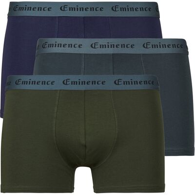 Boxer Eminence ALLURE Pack de 3 Multicolour Extra Large Boxer Eminence ALLURE Pack de 3 Multicolour Extra Large