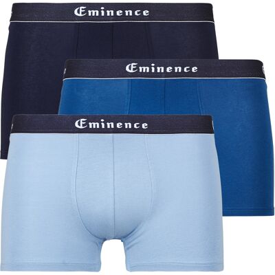 Boxer Eminence MIF Fait en France Pack de 3 Μπλέ Medium Boxer Eminence MIF Fait en France Pack de 3 Μπλέ Medium