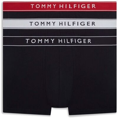 Boxer-Καλσόν Tommy Hilfiger 3P Trunk Wb Άσπρο Extra Large Boxer-Καλσόν Tommy Hilfiger 3P Trunk Wb Άσπρο Extra Large