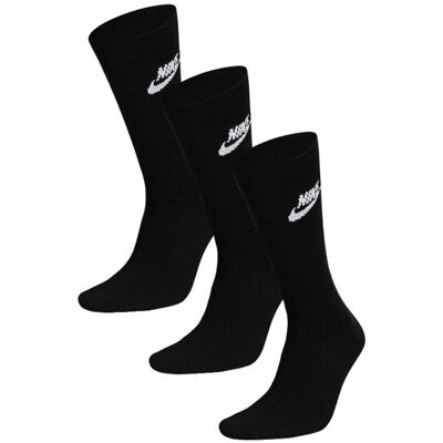 Αθλητικές κάλτσες Nike Chaussettes everyday essential noir Black One Size Αθλητικές κάλτσες Nike Chaussettes everyday essential noir Black One Size
