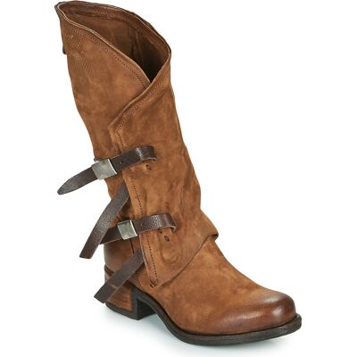 Μπότες χωρίς τακούνι Airstep / A.S.98 ISPERIA BUCKLE Brown 42 Μπότες χωρίς τακούνι Airstep / A.S.98 ISPERIA BUCKLE Brown 42