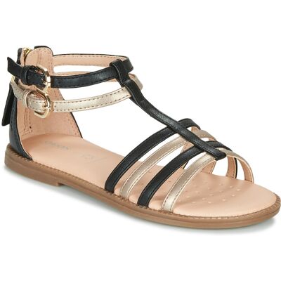 Σανδάλια χωρίς τακούνι Geox SANDAL KARLY GIRL Black 30 Σανδάλια χωρίς τακούνι Geox SANDAL KARLY GIRL Black 30