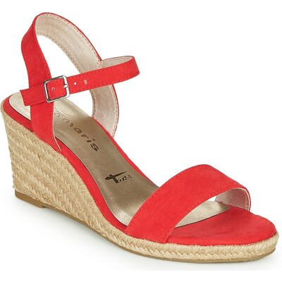 Σανδάλια με πλατφόρμα Tamaris LIVIA Red 40 Σανδάλια με πλατφόρμα Tamaris LIVIA Red 40