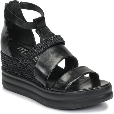 Σανδάλια με πλατφόρμα Mjus BELLANERA Black 40 Σανδάλια με πλατφόρμα Mjus BELLANERA Black 40