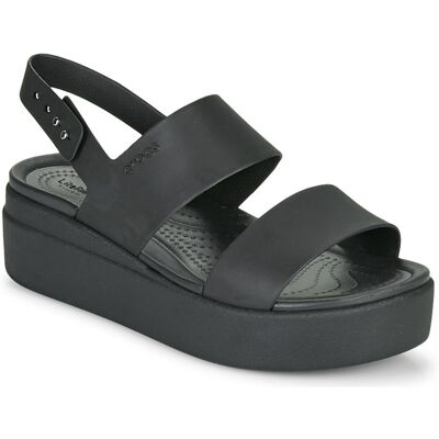 Σανδάλια χωρίς τακούνι Crocs CROCS BROOKLYN LOW WEDGE W Black 38 / 39 Σανδάλια χωρίς τακούνι Crocs CROCS BROOKLYN LOW WEDGE W Black 38 / 39