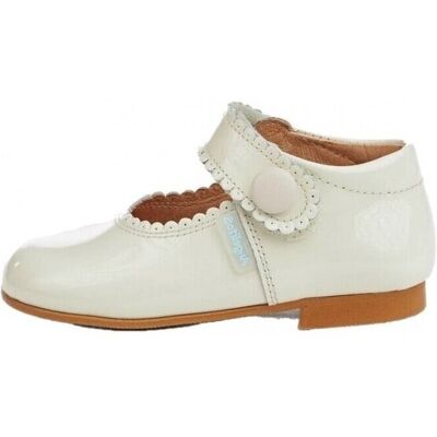 Μπαλαρίνες Angelitos 1502 MERCEDITAS NACAR CON VELCRO Beige Beige 24 Μπαλαρίνες Angelitos 1502 MERCEDITAS NACAR CON VELCRO Beige Beige 24