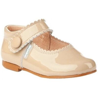 Μπαλαρίνες Angelitos 1502 MERCEDITAS CHAROL CON VELCRO Camel Brown 18 Μπαλαρίνες Angelitos 1502 MERCEDITAS CHAROL CON VELCRO Camel Brown 18
