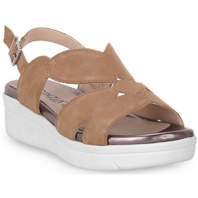Σανδάλια με πλατφόρμα Cinzia Soft 004 GOAT SUEDE Beige 38 Σανδάλια με πλατφόρμα Cinzia Soft 004 GOAT SUEDE Beige 38