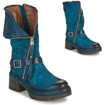 Μπότες Airstep / A.S.98 EASY ZIP Μπλέ 39 Μπότες Airstep / A.S.98 EASY ZIP Μπλέ 39
