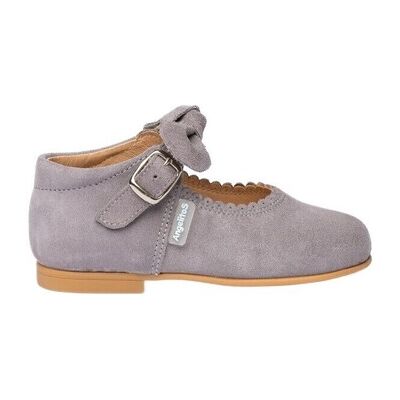 Μπαλαρίνες Angelitos 509 Merceditas Gris Grey 19 Μπαλαρίνες Angelitos 509 Merceditas Gris Grey 19