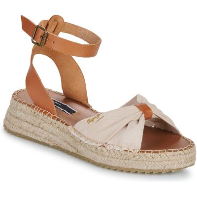 Σανδάλια με πλατφόρμα Pepe jeans KATE ONE Brown 40 Σανδάλια με πλατφόρμα Pepe jeans KATE ONE Brown 40