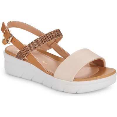 Σανδάλια με πλατφόρμα Stonefly AQUA III 22 NAPPA Brown 38 Σανδάλια με πλατφόρμα Stonefly AQUA III 22 NAPPA Brown 38