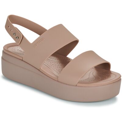 Σανδάλια χωρίς τακούνι Crocs Brooklyn Low Wedge Beige 38 / 39 Σανδάλια χωρίς τακούνι Crocs Brooklyn Low Wedge Beige 38 / 39