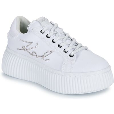 Xαμηλά Sneakers Karl Lagerfeld KREEPER LO Signia Mix Lo Lace Άσπρο 40 Xαμηλά Sneakers Karl Lagerfeld KREEPER LO Signia Mix Lo Lace Άσπρο 40