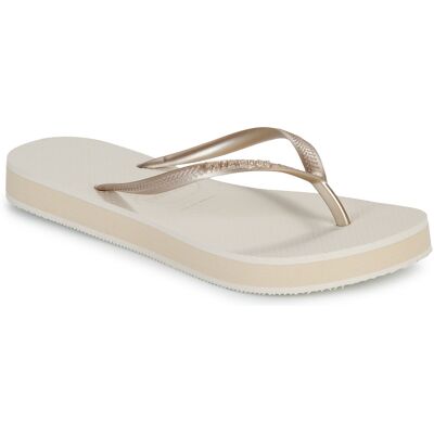 Σαγιονάρες Havaianas SLIM FLATFORM Beige 41 / 42 Σαγιονάρες Havaianas SLIM FLATFORM Beige 41 / 42