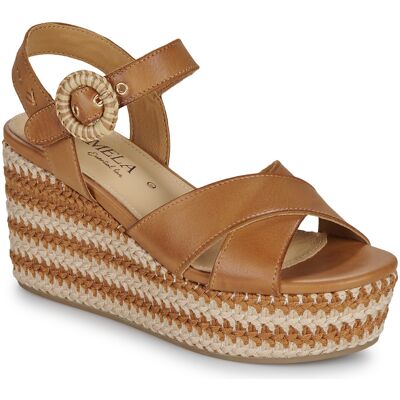 Σανδάλια με πλατφόρμα Carmela 162238 Brown 40 Σανδάλια με πλατφόρμα Carmela 162238 Brown 40